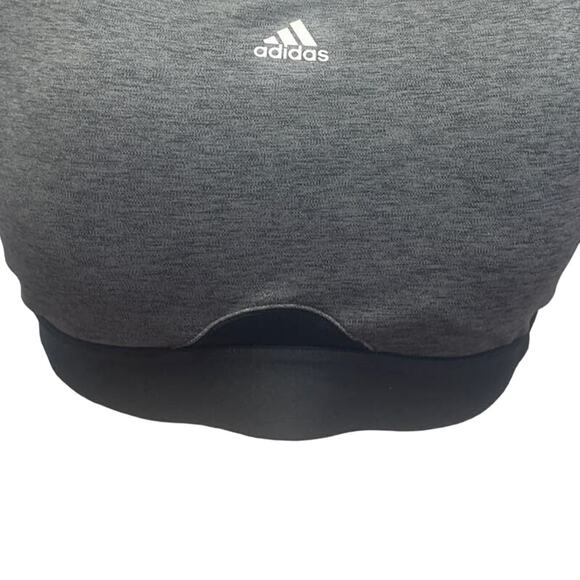 New Adidas XL 48DD Gray Medium Support Removeable Pads Training Sports Bra - Picture 2 of 7